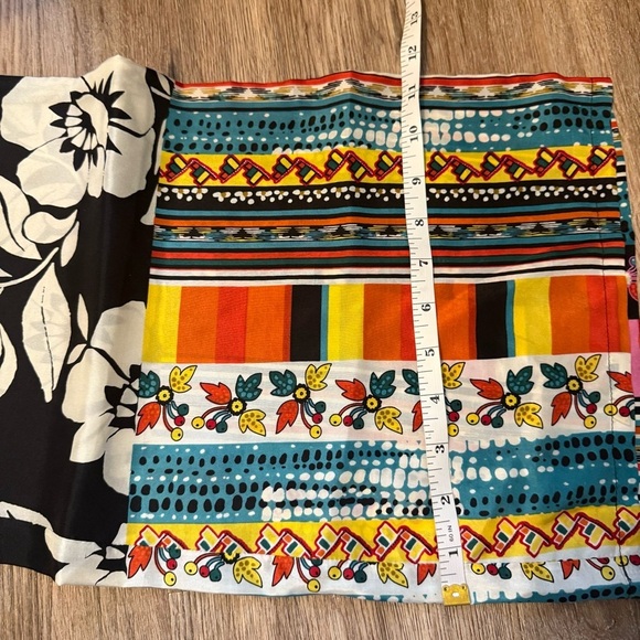 Anthropologie Pinkerton Silk Pants Women’s Small Black White Floral Boho Hippie - Picture 11 of 12